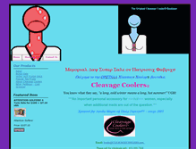 Tablet Screenshot of cleavagecoolers.com